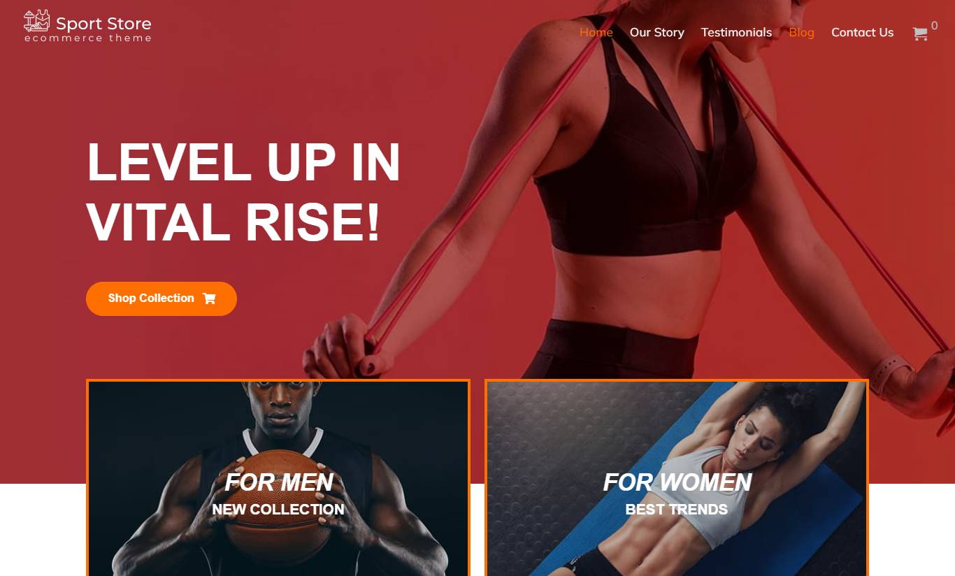 Sport Store WooCommerce WordPress Template