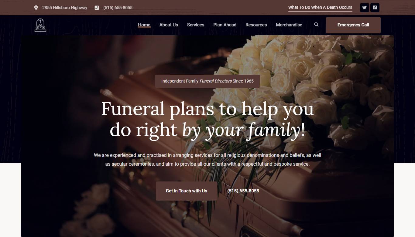 Requiem | Funeral Home Services WordPress Theme