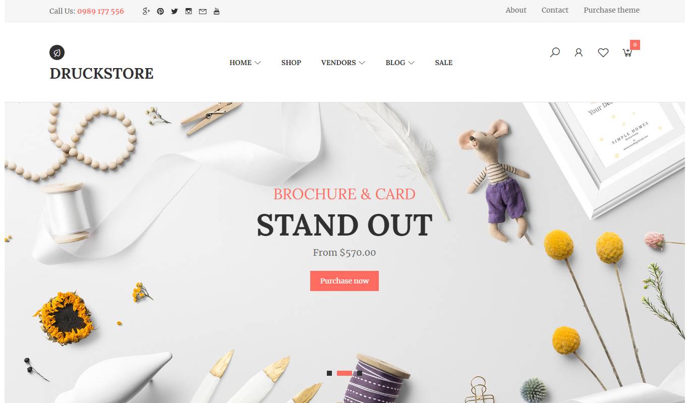 Druck - Print Shop WooCommerce WordPress Theme