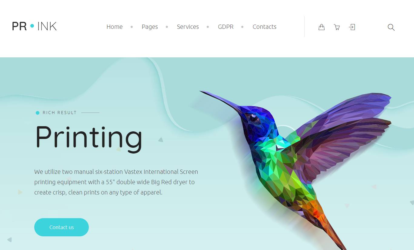 Prink - Print Shop WordPress Theme