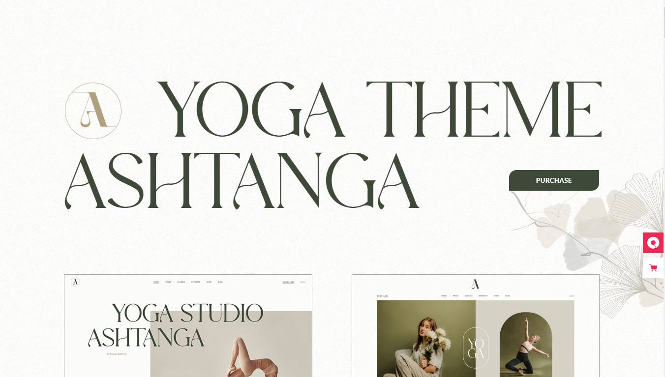 Ashtanga - Yoga Studio Theme