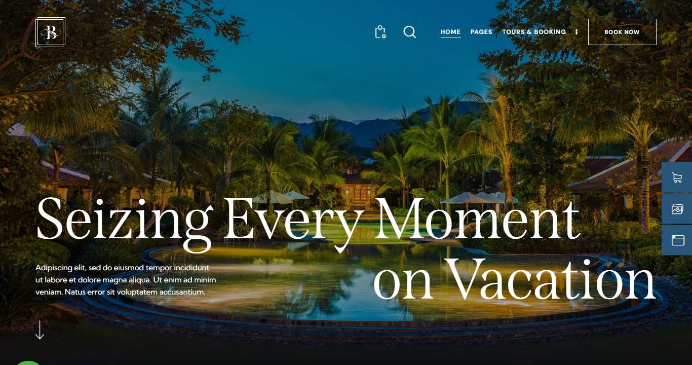 Belicia - Luxury Resort & Hotel WordPress Theme