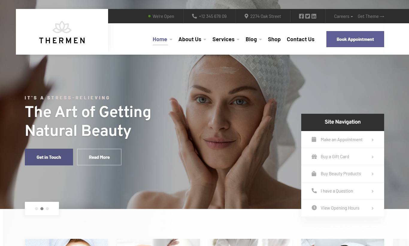 Thermen - Beauty Spa & Wellness Center WordPress Theme