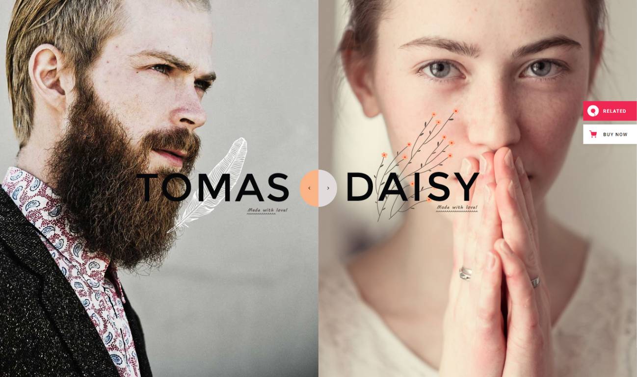 Tomas and Daisy - Personal Blog Theme