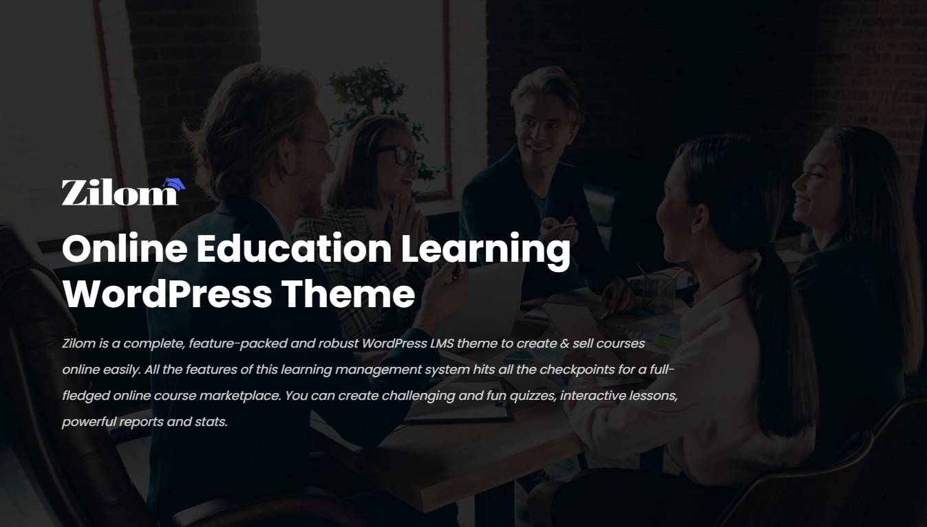 Zilom - Online Education Learning WordPress Theme