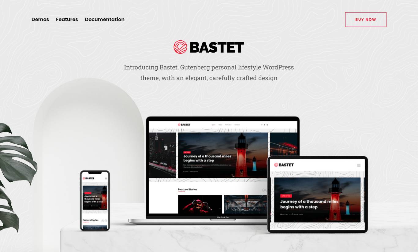 Bastet - Personal LifeStyle WordPress Theme