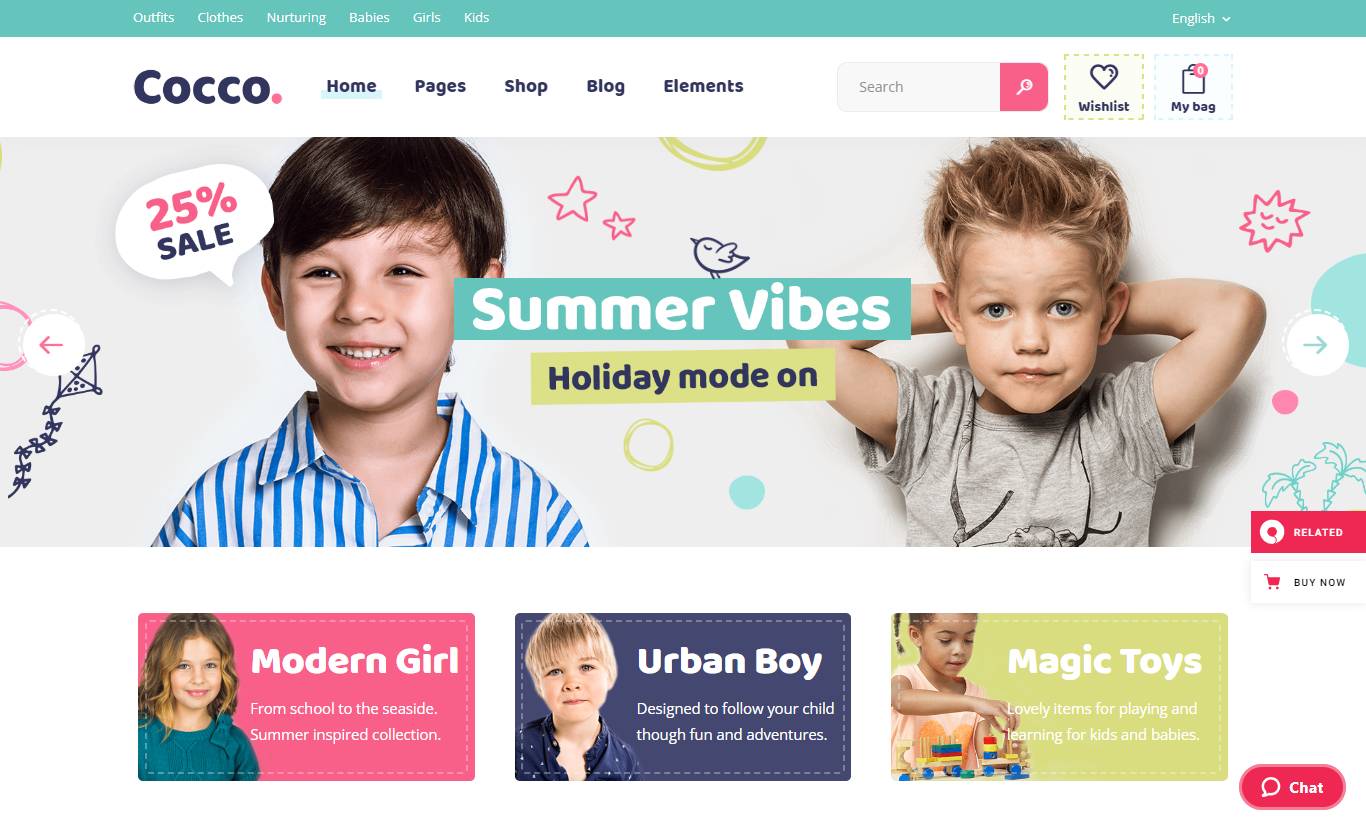 Cocco - Kids Store and Baby Shop Theme