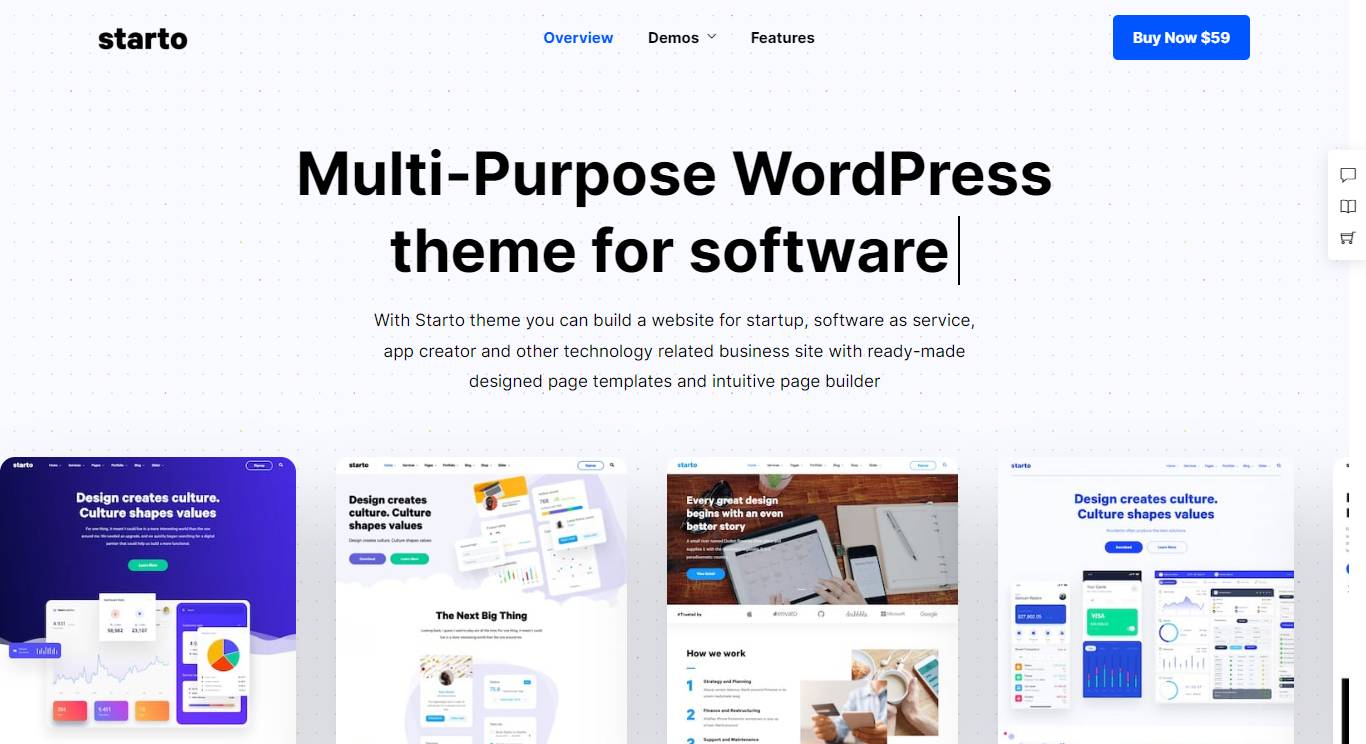 Starto | Software AI Startup WordPress