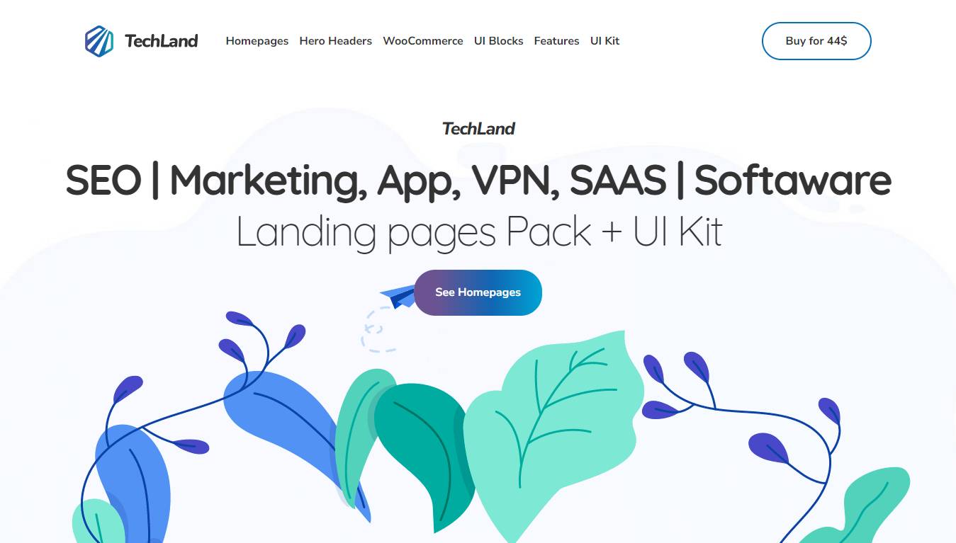 Techland - SaaS Startup WordPress Technology Theme