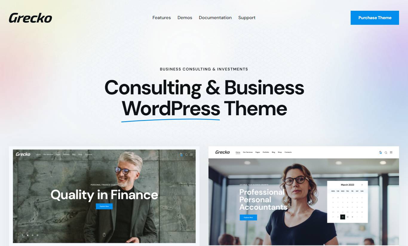 Grecko | Multipurpose Business WordPress Theme with Clean Design