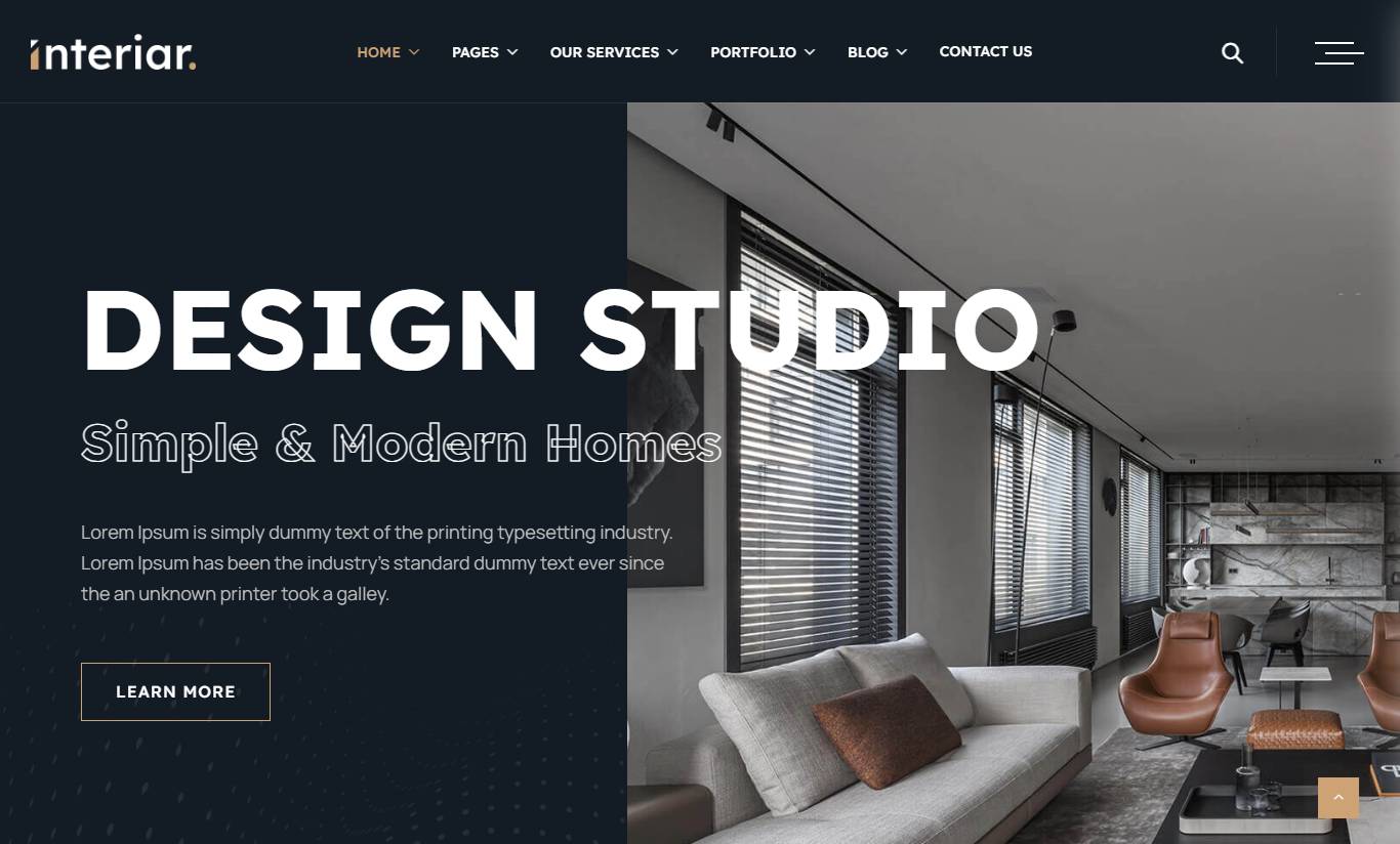 Interiar - Interior Design WordPress Theme