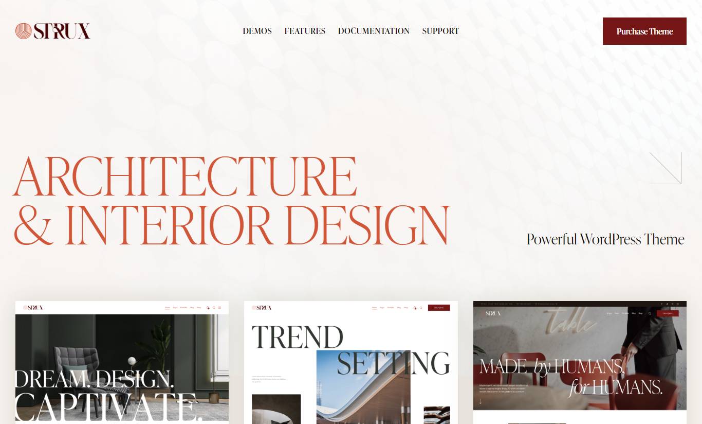 Strux - Architecture & Interior Design WordPress ThemeStrux - Architecture & Interior Design WordPress Theme