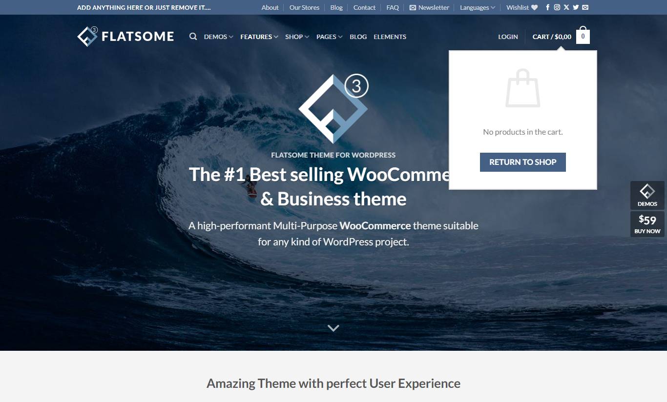 Flatsome | Multi-Purpose Responsive WooCommerce Theme