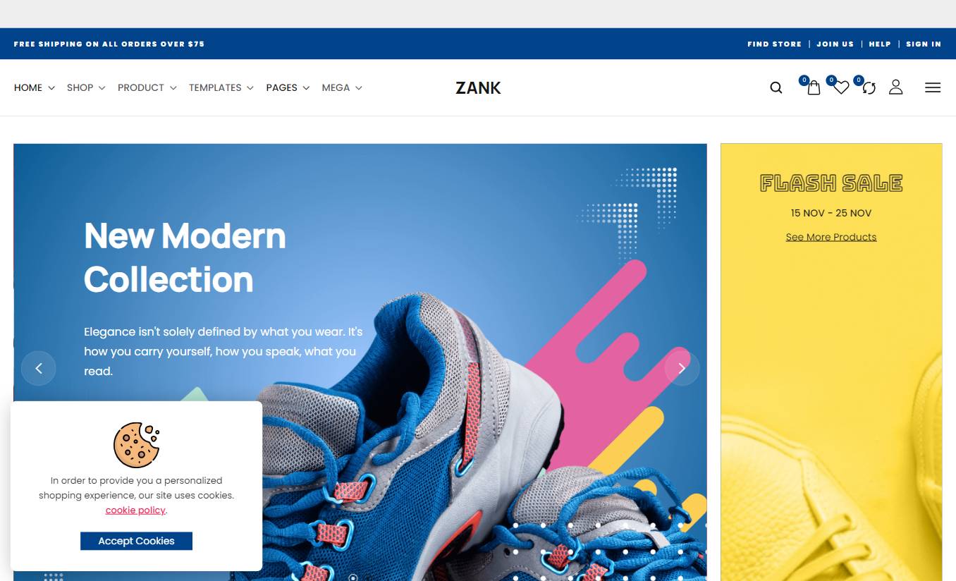 Zank - Elementor WooCommerce Theme Builder