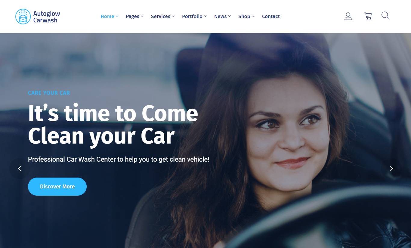 Autoglow - Car Wash WordPress Theme