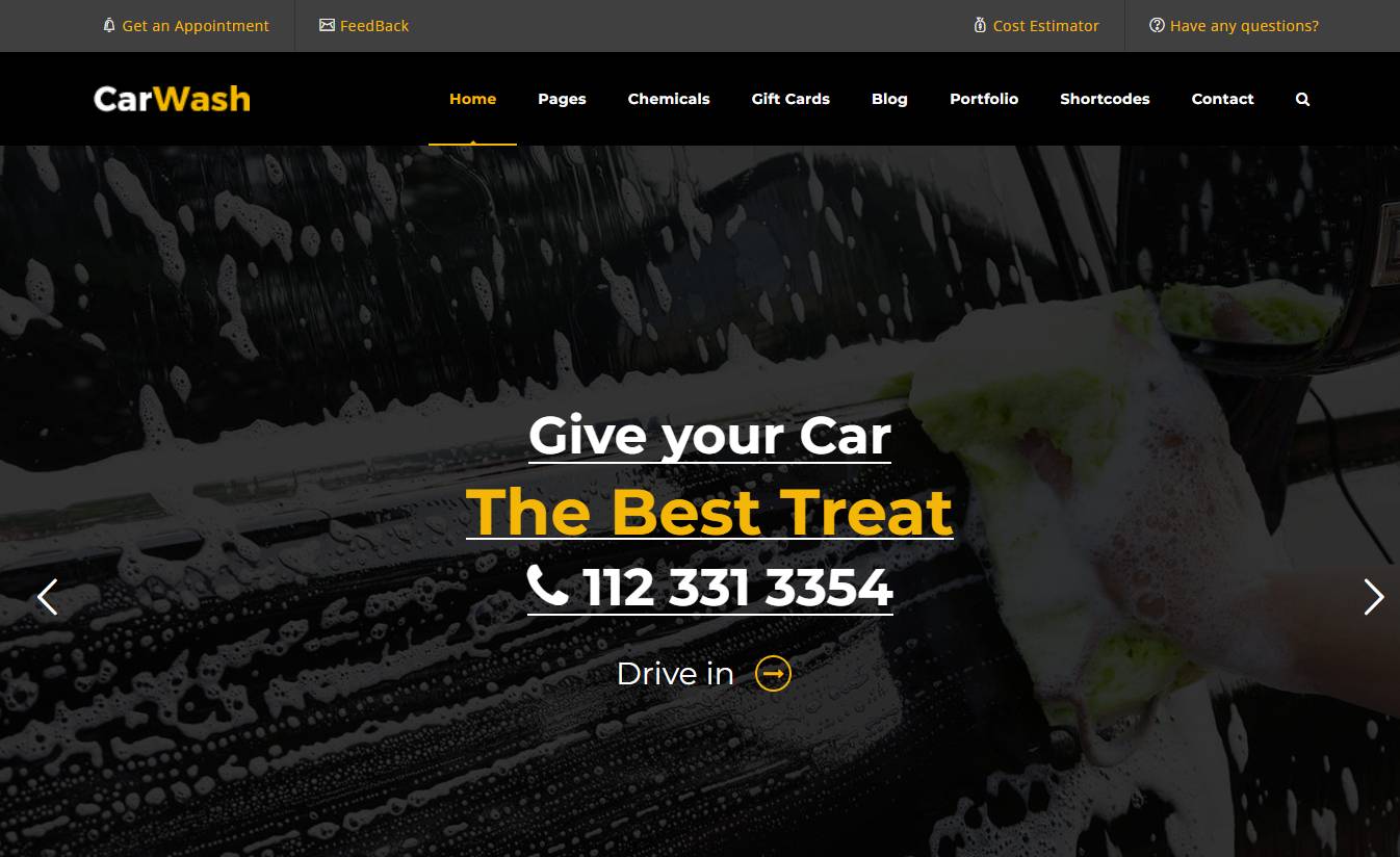 Car Wash - Auto Spa WordPress Theme