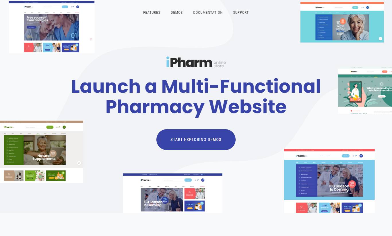 IPharm - Online Pharmacy & Medical WordPress Theme