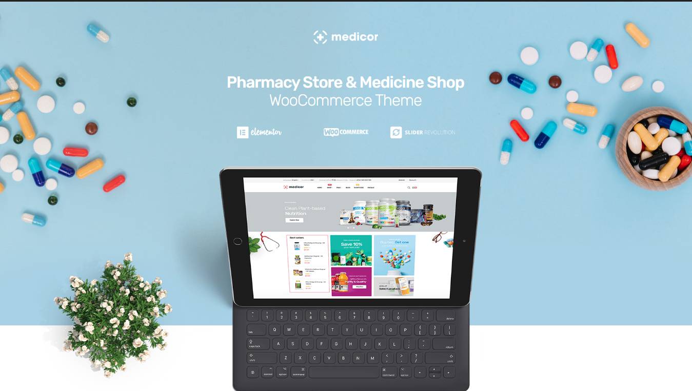 Medicor - Medical Clinic & Pharmacy WooCommerce WordPress Theme