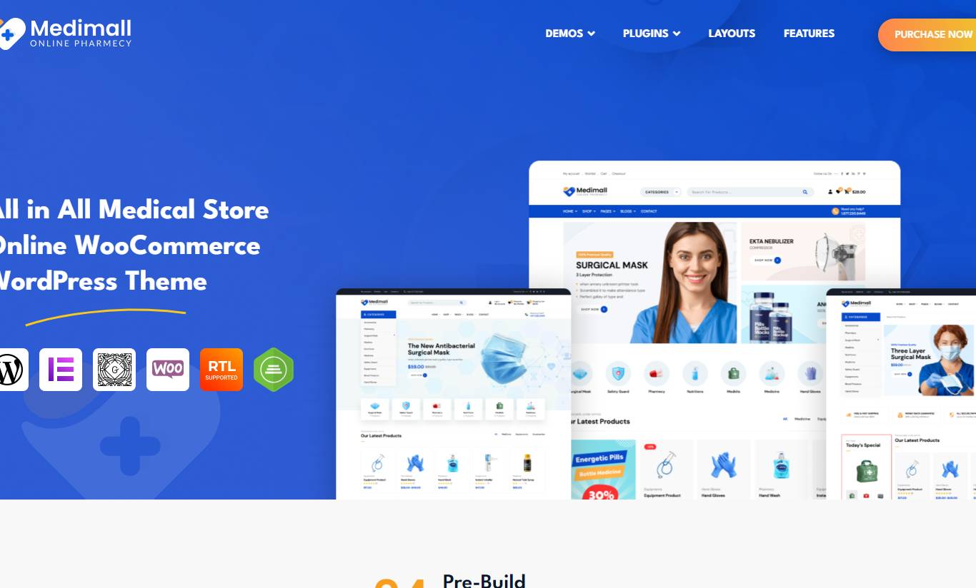 Medimall - Medical WooCommerce Theme