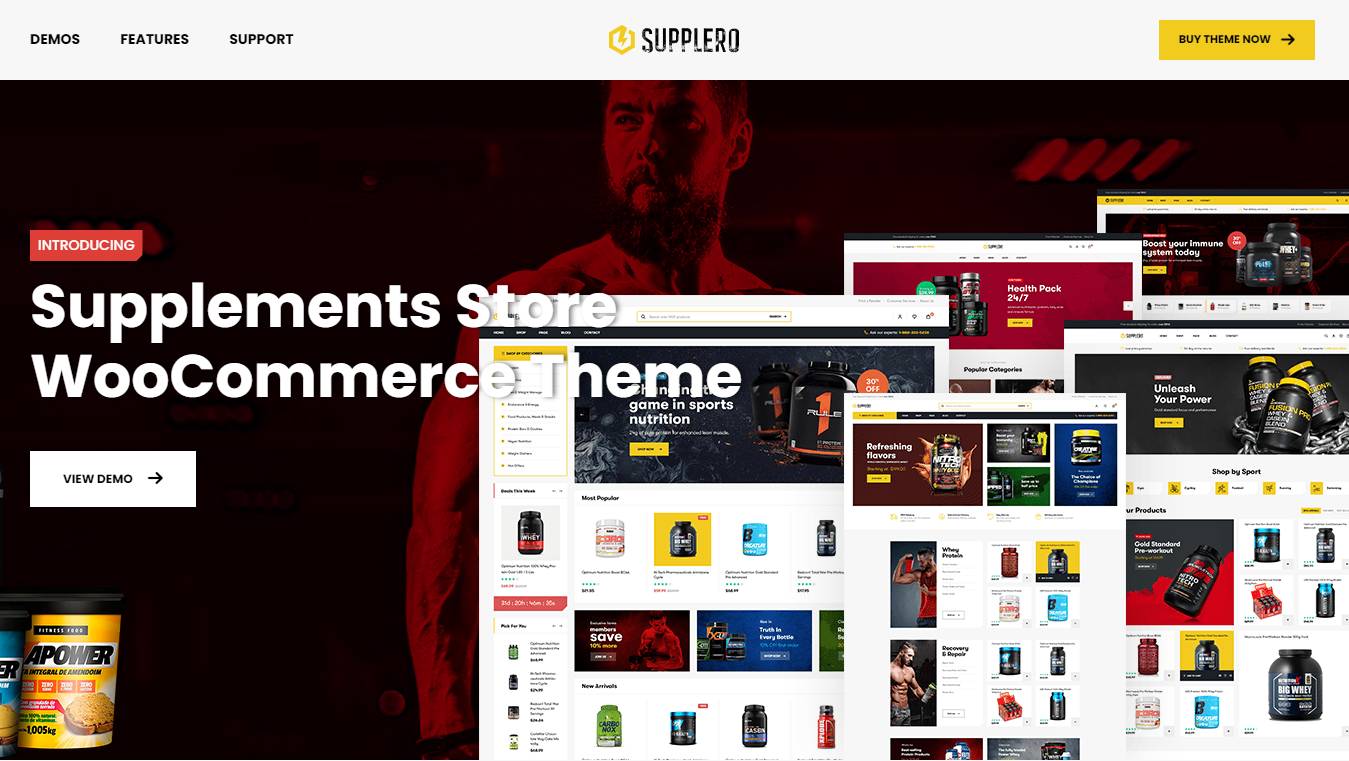 Supplero - Supplement Store WooCommerce Theme