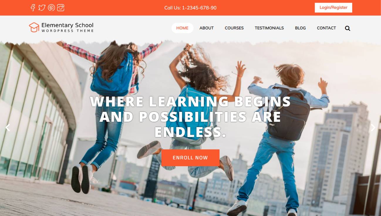 Elementary School WordPress Theme