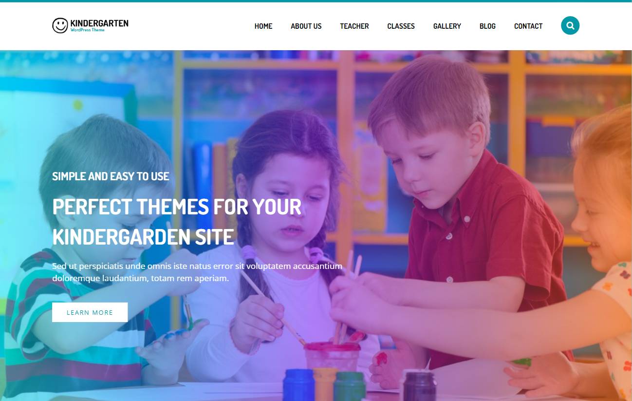 Kindergarten WordPress Theme for Children School