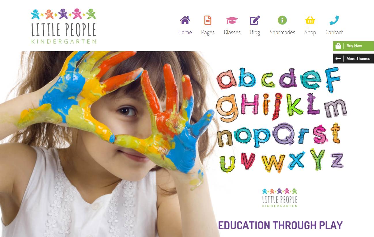 Little People | Kindergarten WordPress Theme for PreSchool