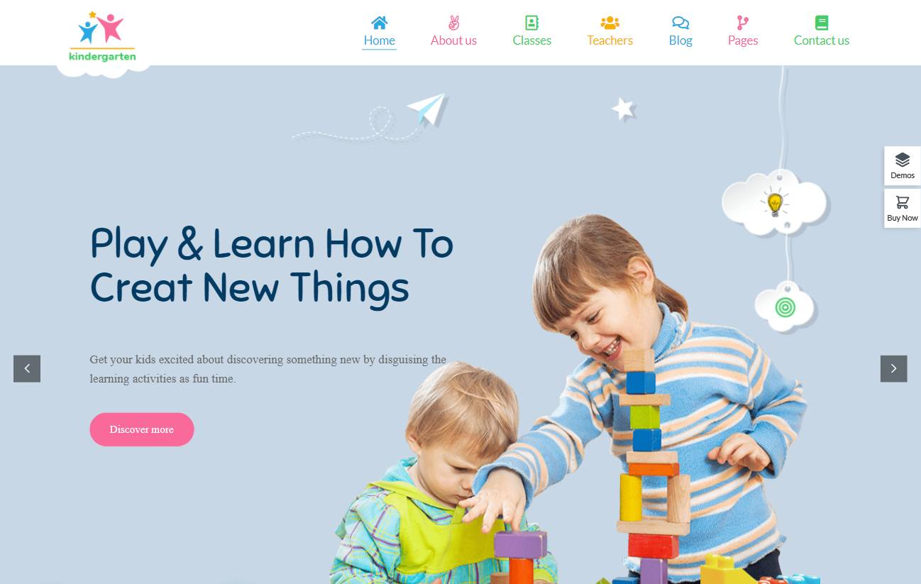 StarKid - Kindergarten WordPress Theme