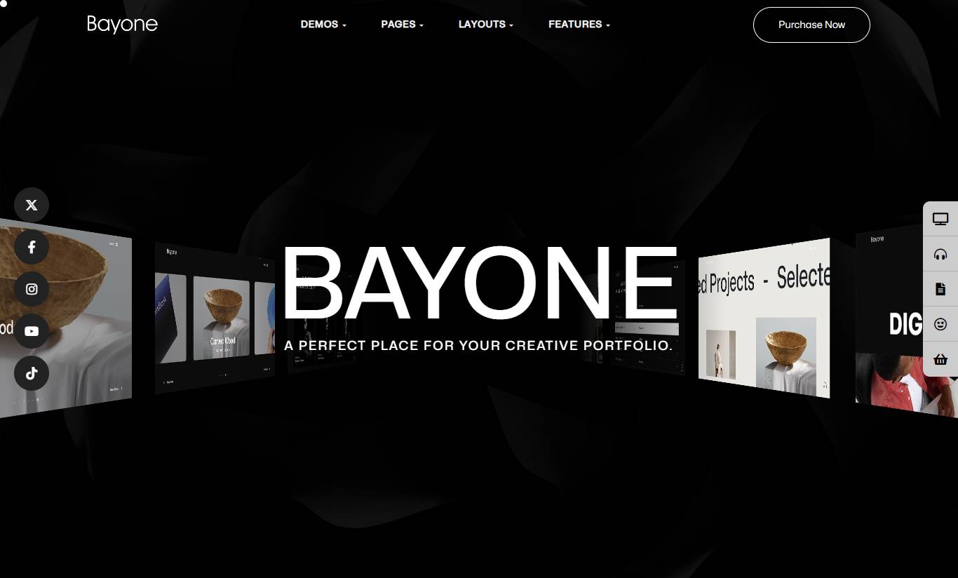 Bayone - Creative Agency & Portfolio WordPress Theme