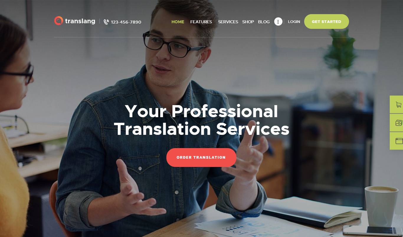 Translang | Translation Services & Language Courses WordPress Theme