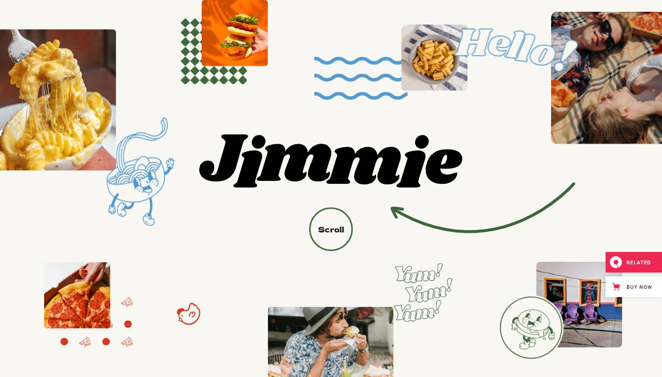 Jimmie - Fast Food Delivery and Restaurant Theme