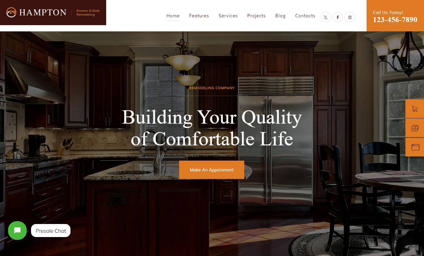 Hampton | Home Design and Renovation WordPress Theme