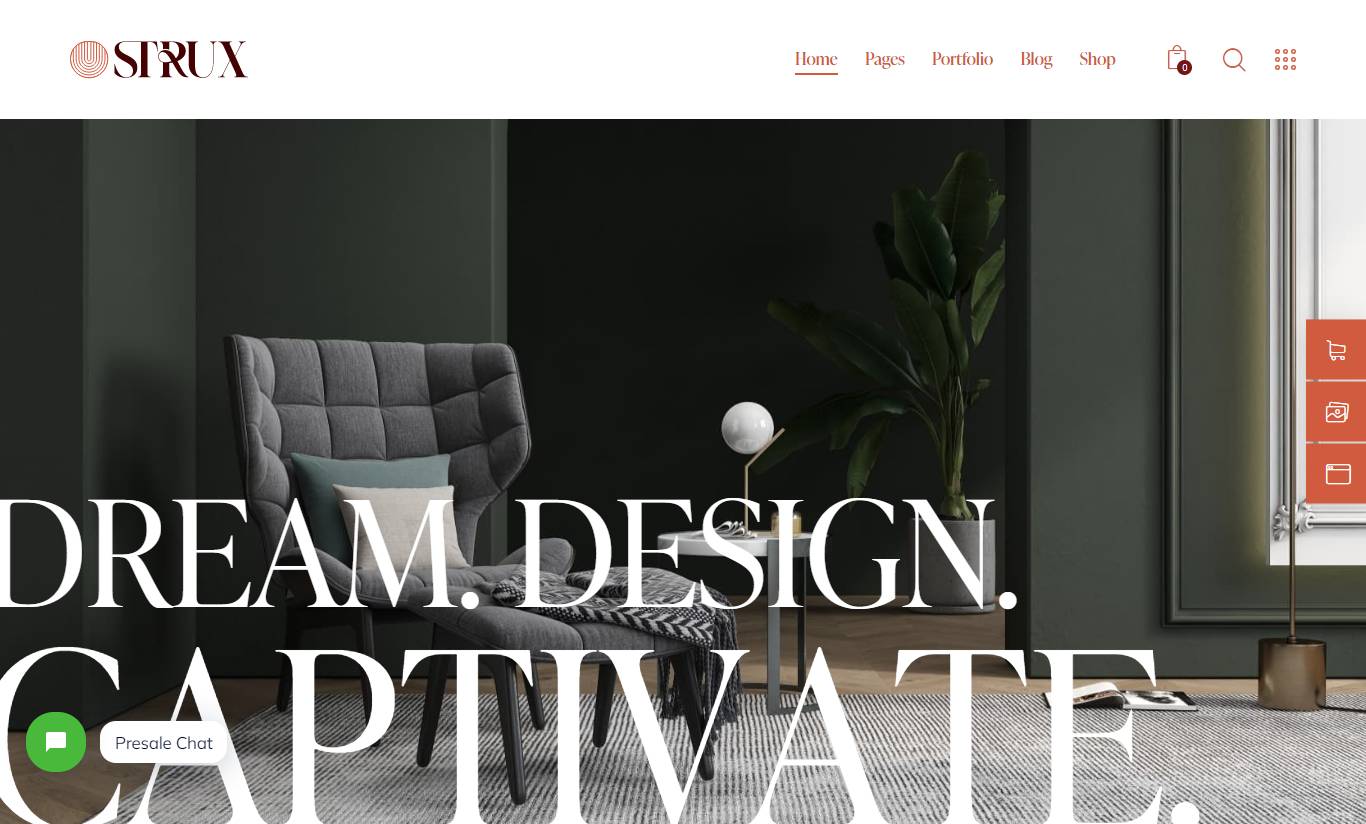 Strux - Architecture & Interior Design WordPress Theme