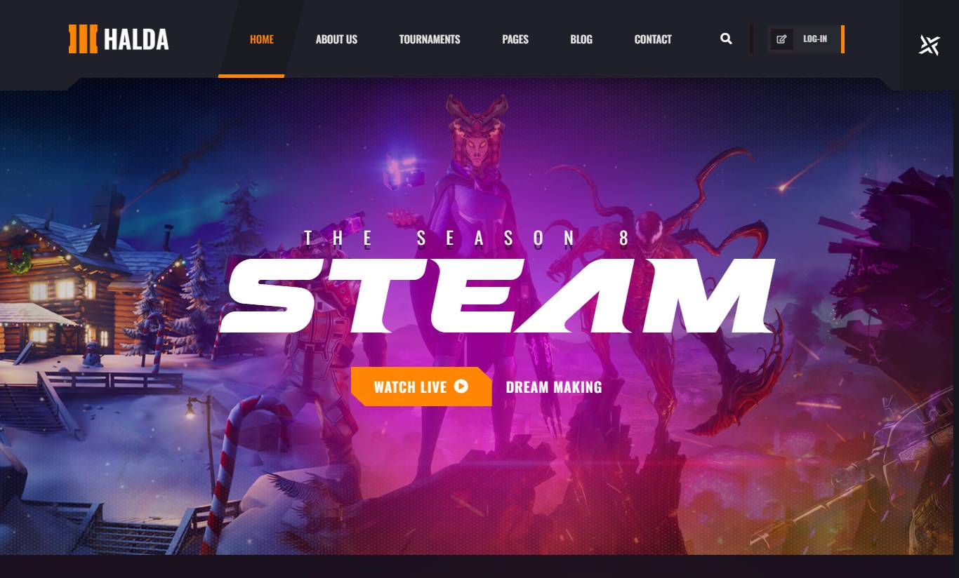 Halda - eSports and Gaming NFT WordPress Theme