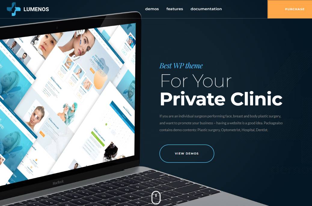 Lumenos - Plastic Surgery Clinic WordPress Theme