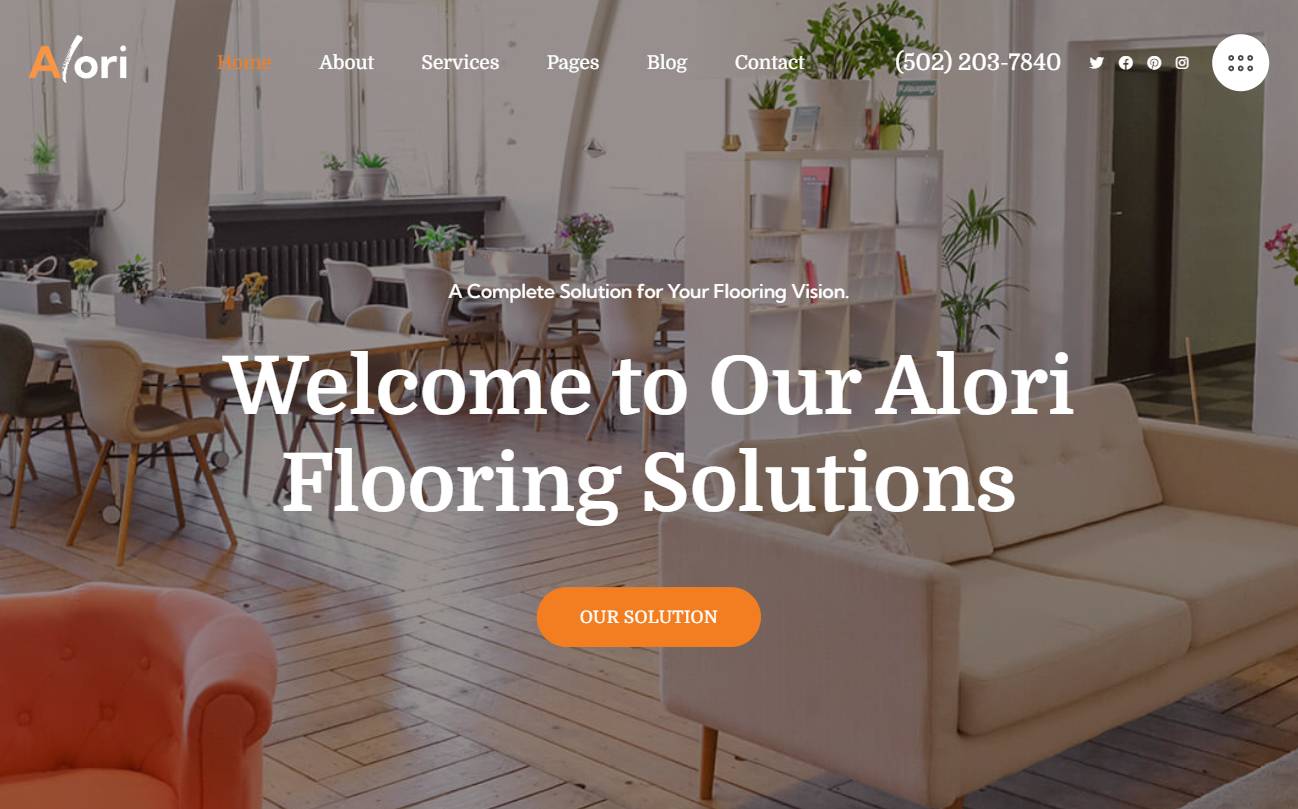 Alori - Flooring and Tiling WordPress Theme