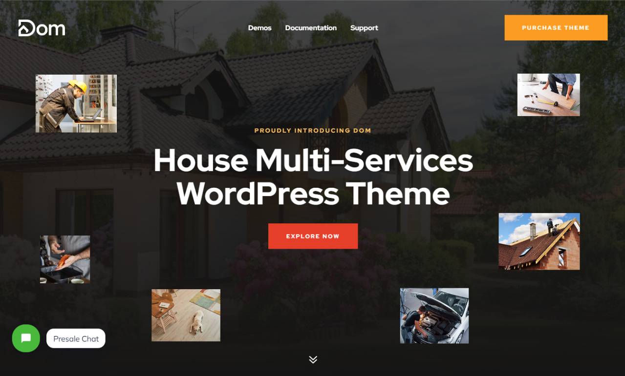  Dom - House Services Elementor WordPress Theme