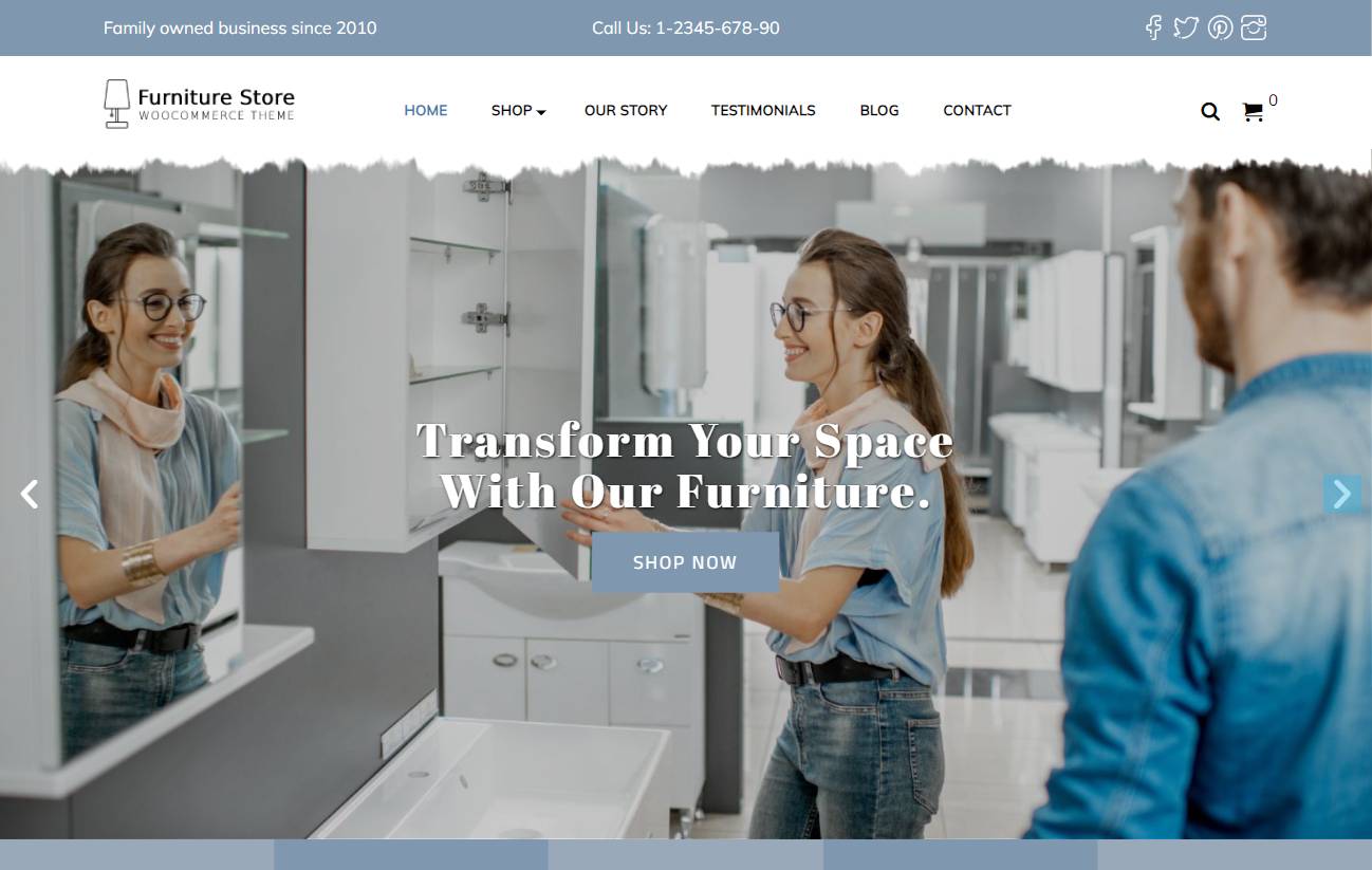 Furniture Store WooCommerce Theme – FurnitureStore