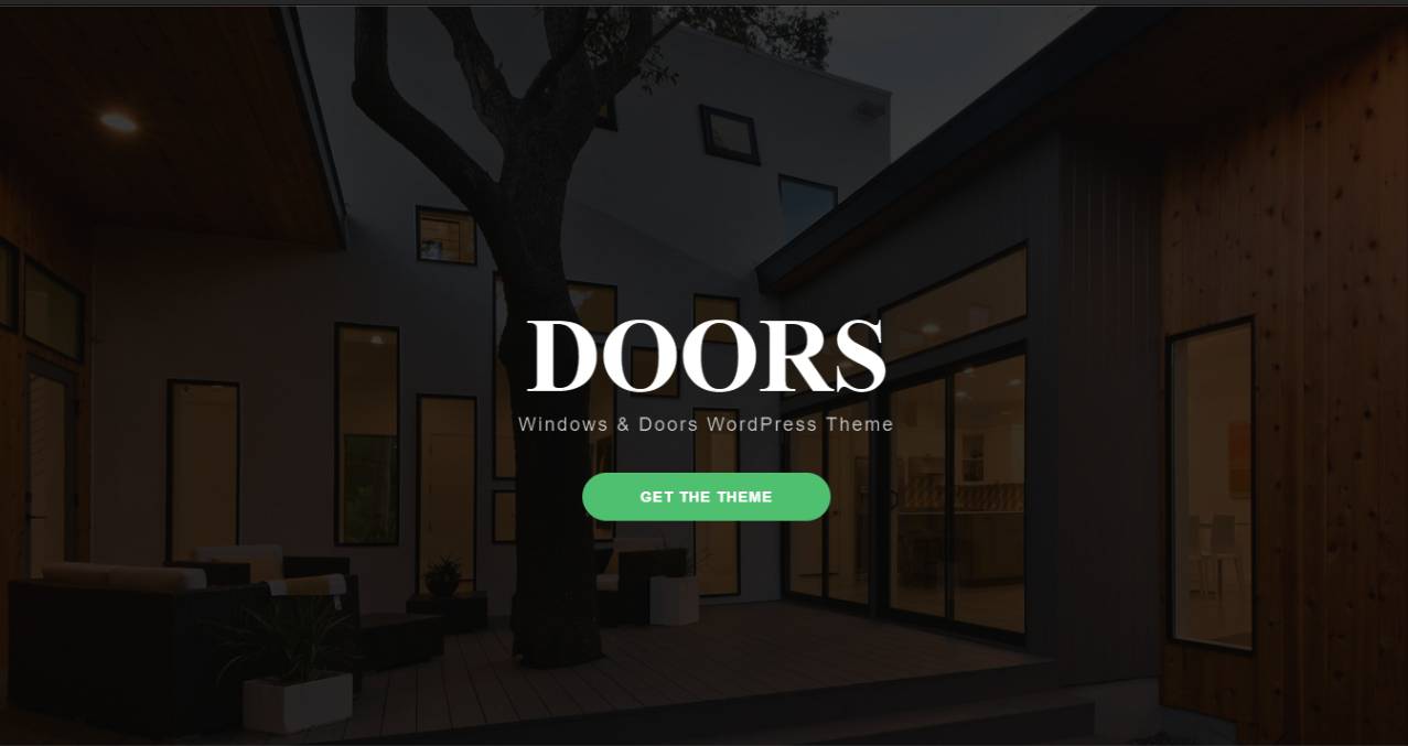 Windows & Doors - High Quality WordPress Theme