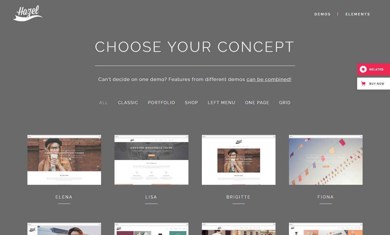 Hazel - Creative Multi-Concept Theme