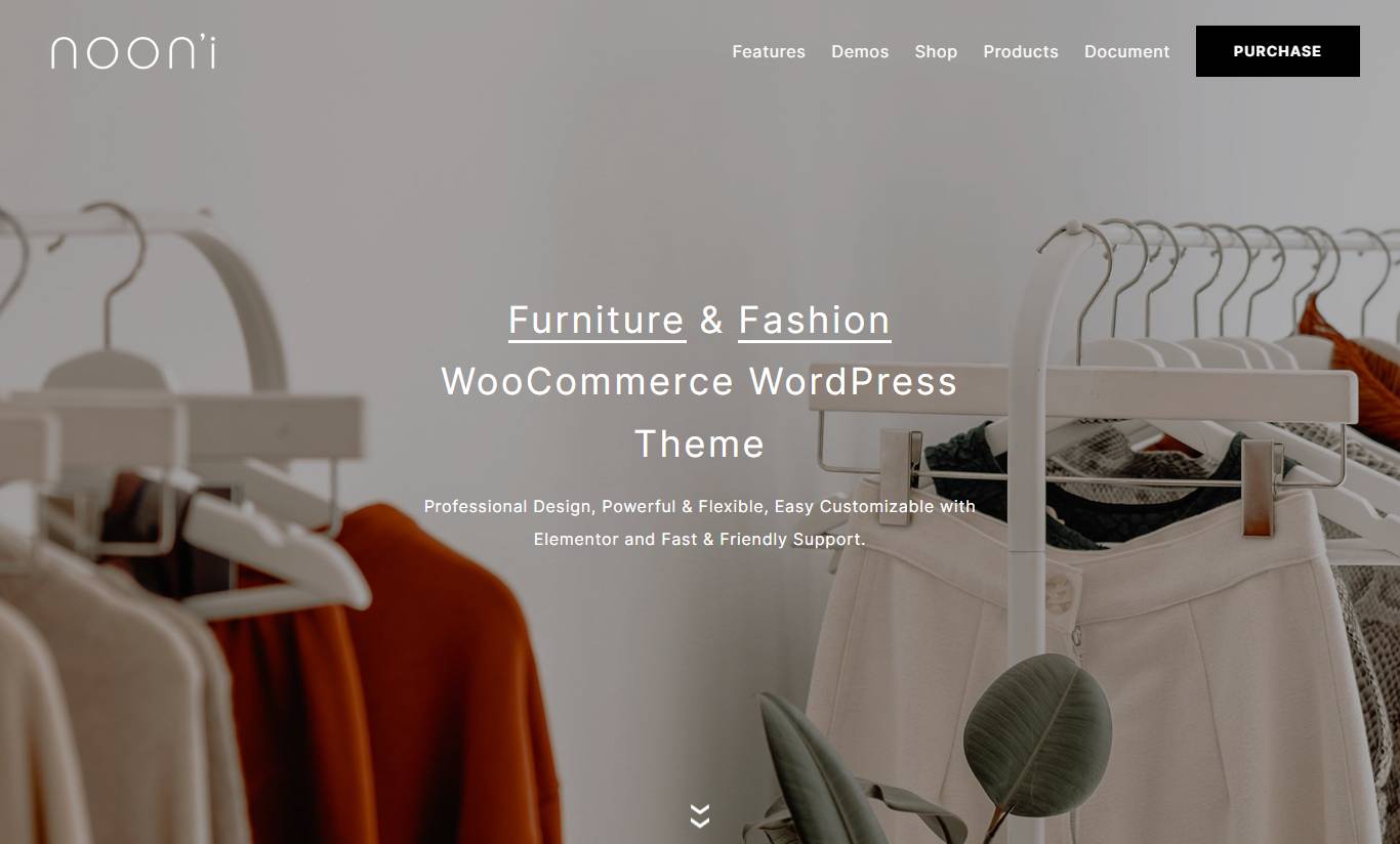 Nooni - Furniture & Fashion WooCommerce Theme