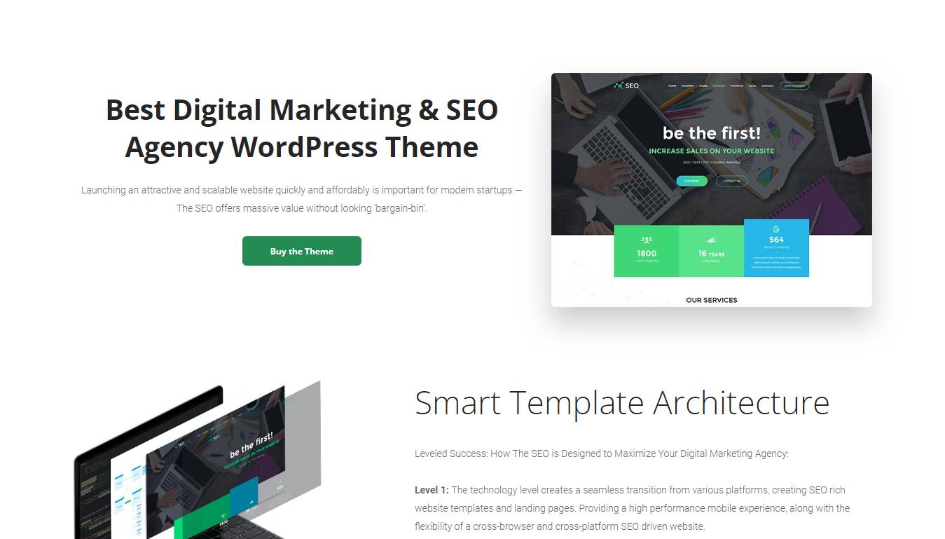 The SEO - Digital Marketing Agency WordPress Theme