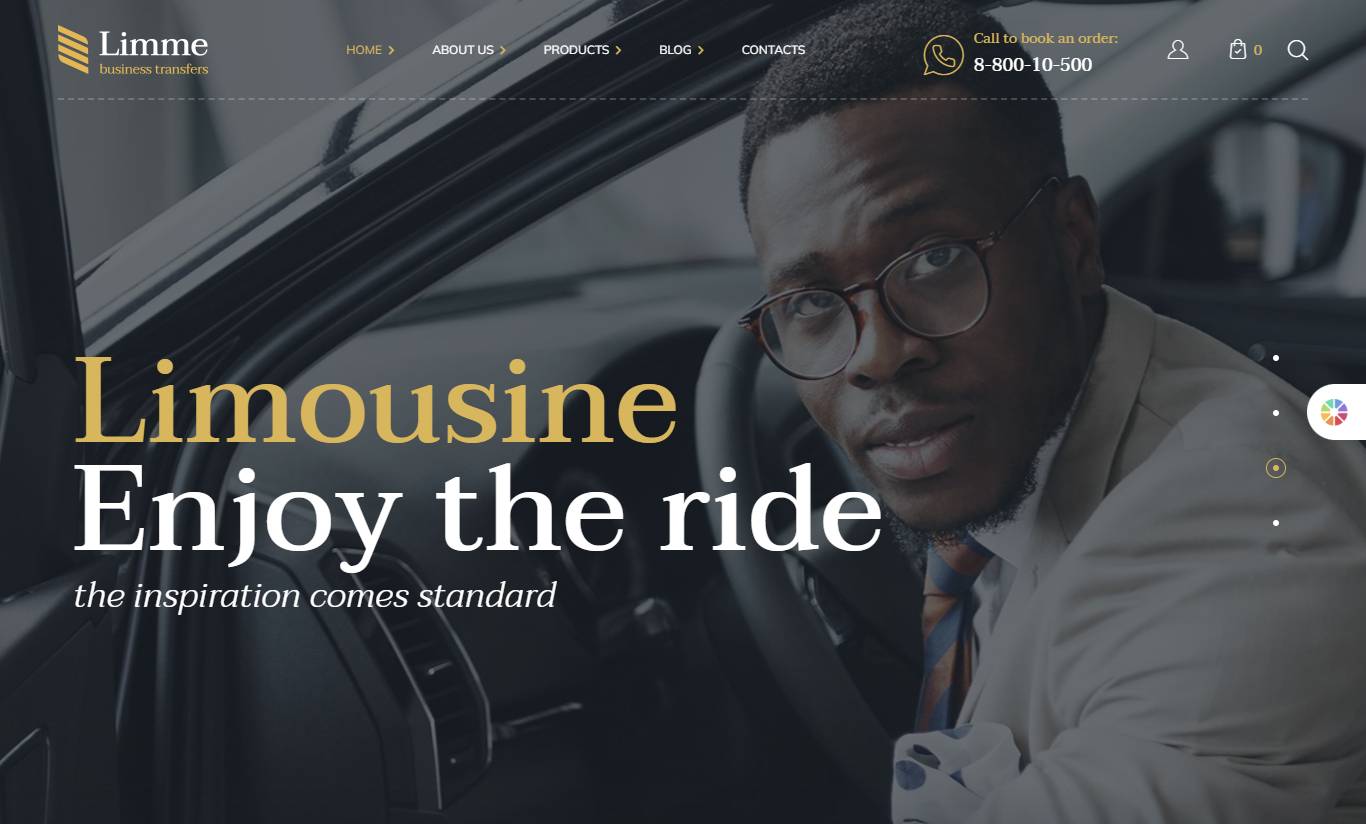 Limme - Limousine Transfers & Car Dealer WordPress Theme