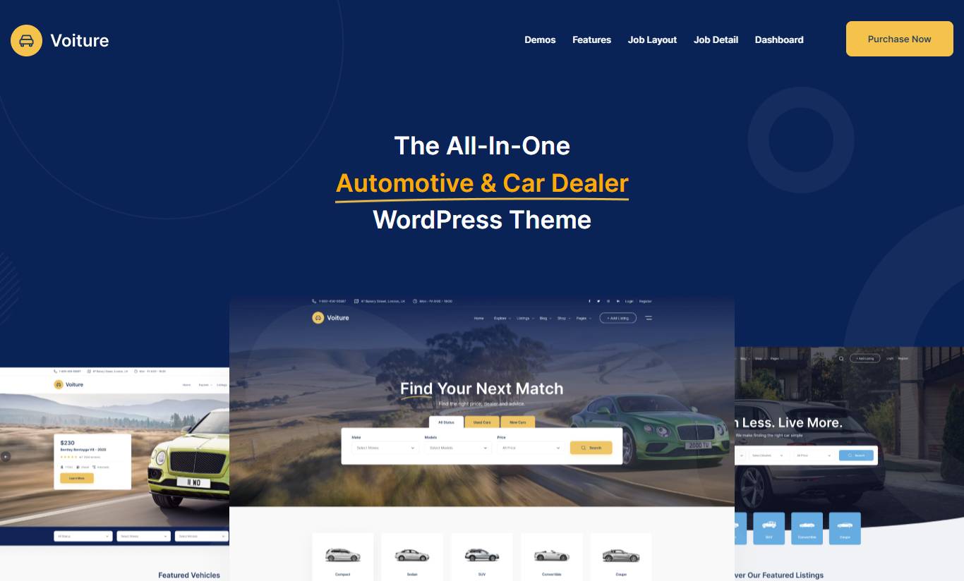 Voiture – Automotive & Car Dealer WordPress Theme