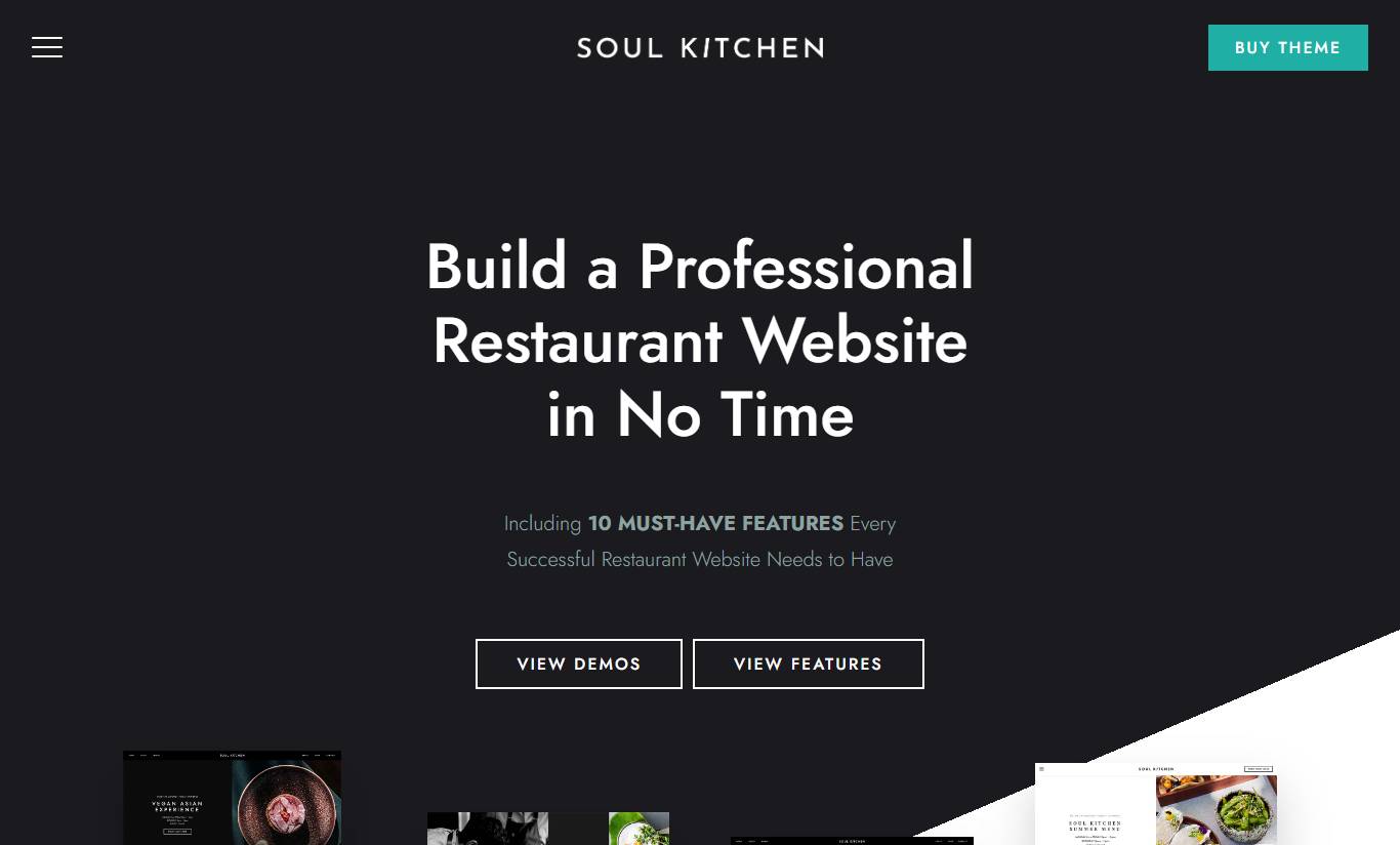 SoulKitchen - Restaurant WordPress Theme