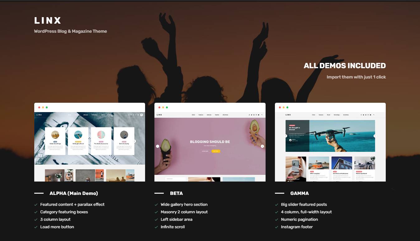 Linx - WordPress Blog & Magazine Theme