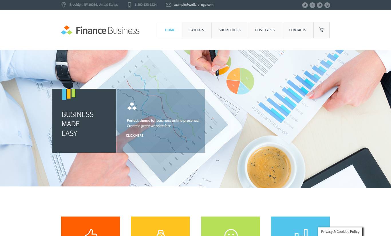 Finance Business - Company Office Corporate Theme