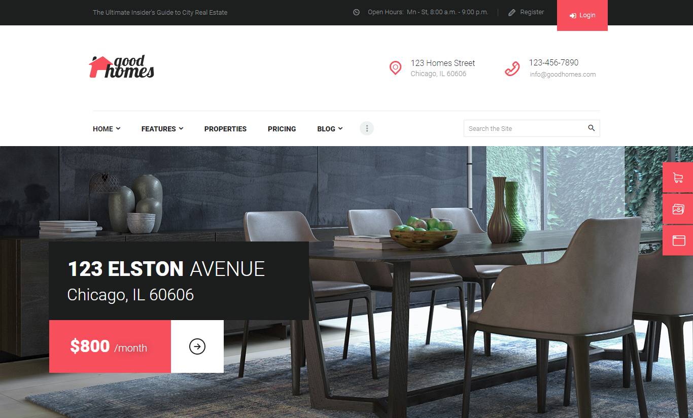 Good Homes | Real Estate WordPress Theme