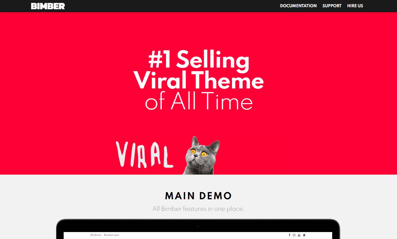 Bimber - Viral Magazine WordPress Theme