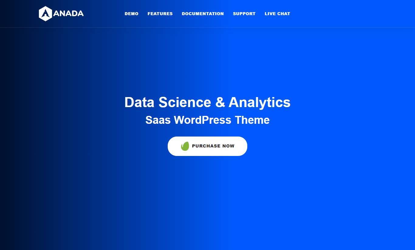 Anada - Artificial Intelligence & Data Science WordPress